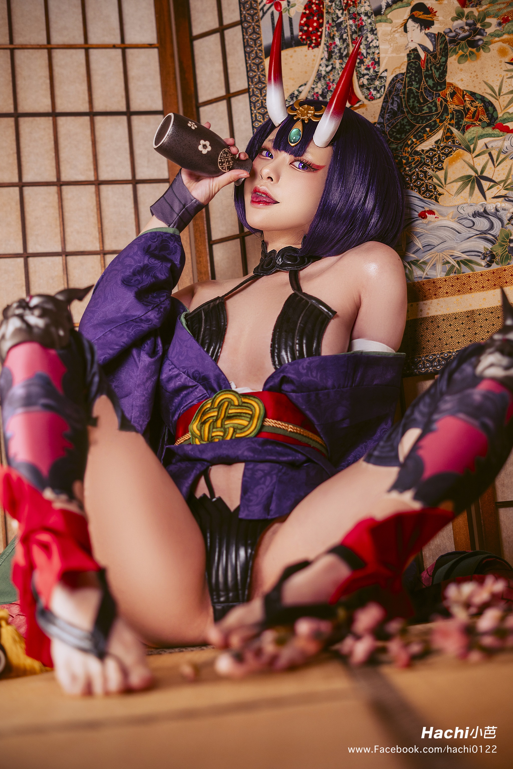 图片[1]-Hachi_小芭 – NO.005 酒吞童子 Shuten Douji FGO [14P]-XikXak